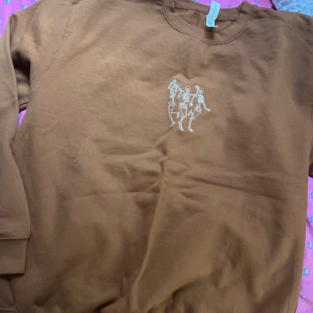 embroidered skeleton crew